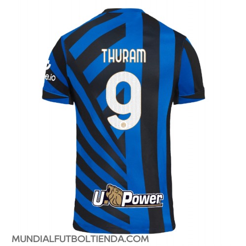 Camiseta Inter Milan Marcus Thuram #9 Primera Equipación Replica 2024-25 mangas cortas